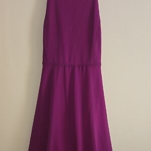 Purple Halter Sundress for Cocktail Events